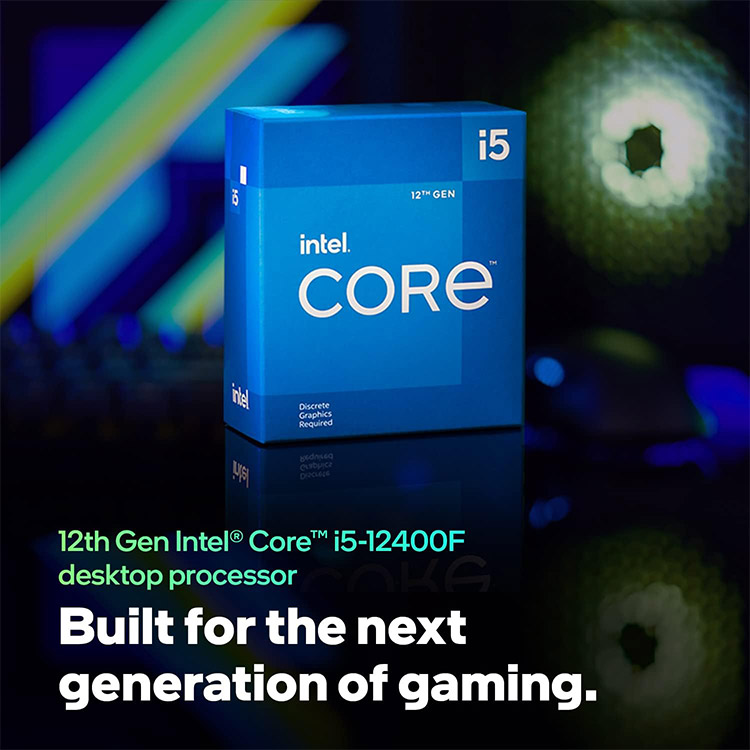 خرید پردازنده Intel Core i5-12400F - نسل 12 - بدون باکس